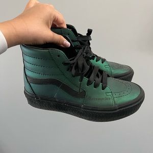 Vans Harry Potter Slytherin high tops